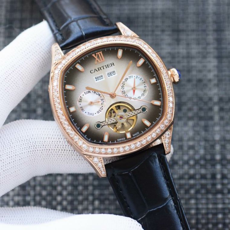 Picture of Cartier Watches Men Drive De Cartier _SKU2502cartier-43x12mm-0821902821